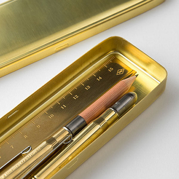 TRAVELER’S COMPANY/BRASS PRODUCTS TRCブラス ペンケース 無垢 デザインフィル 41779