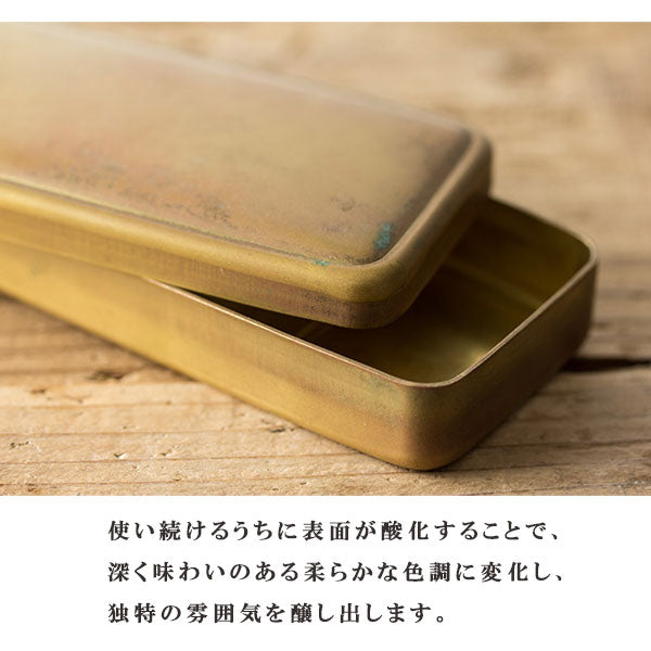 TRAVELER’S COMPANY/BRASS PRODUCTS TRCブラス ペンケース 無垢 デザインフィル 41779