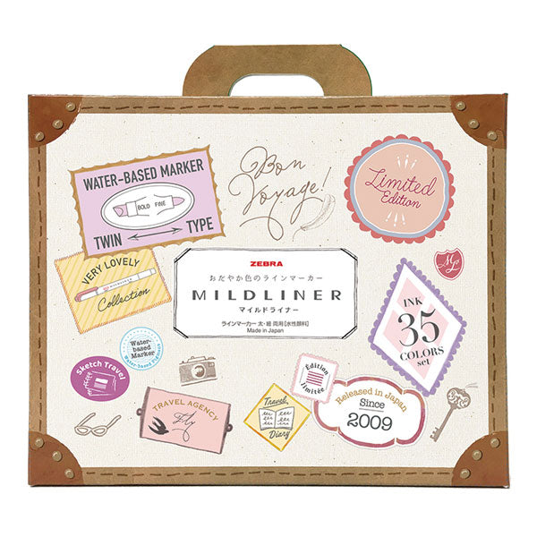 (1/7園田)【限定】マイルドライナー 35色 BOXセット ゼブラ WKT7-35C