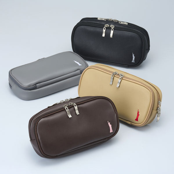 (1/7園田)EAST BOY《イーストボーイ》2ルームペンケース ガルフストリーム EST-2R