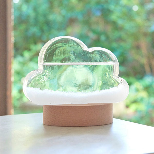 (1/9園田)《Fun Science》ストームグラス クラウド (オーバルスタンド) 茶谷産業 333400