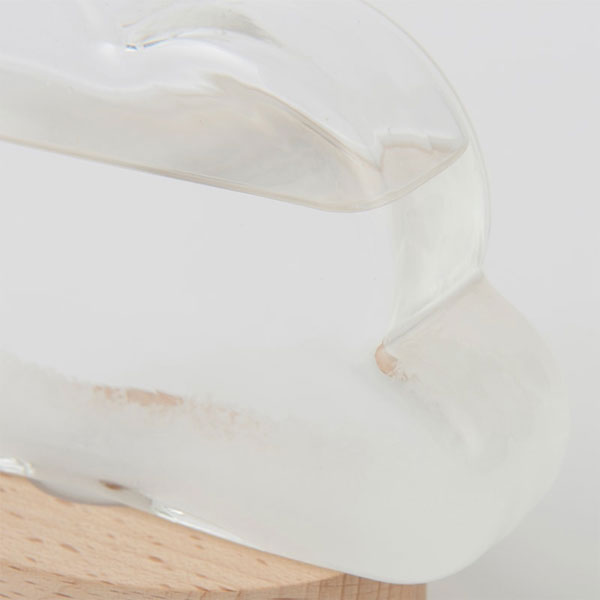 (1/9園田)《Fun Science》ストームグラス クラウド (オーバルスタンド) 茶谷産業 333400