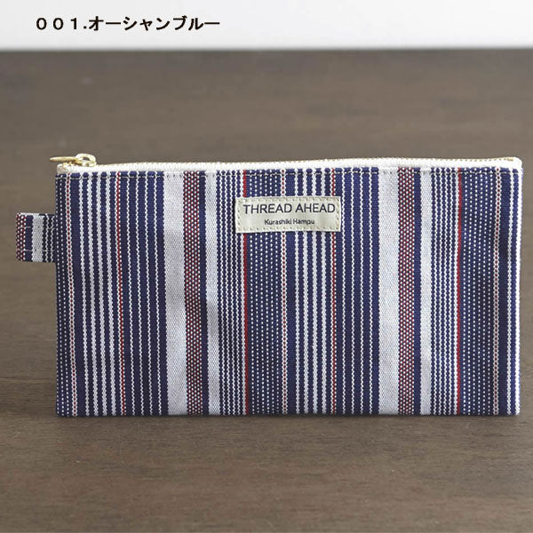 倉敷帆布 フラットポーチ 〔全5色〕シーエスエル 1993-STFP-***