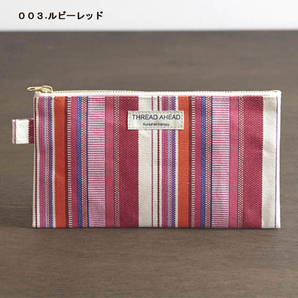 倉敷帆布 フラットポーチ 〔全5色〕シーエスエル 1993-STFP-***