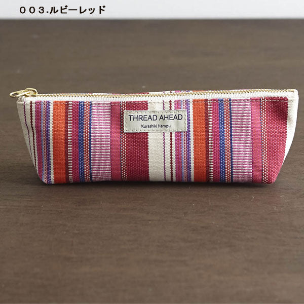 倉敷帆布 ペンケースM THREAD AHEAD〔全5色〕シーエスエル 1993-STPCM-***