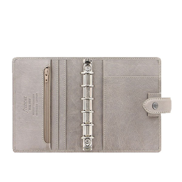 ≪正規取扱店≫システム手帳 fILOFAX(ファイロファックス)スモールサイズ/ポケットサイズ MALDEN(マルデン)441-025812 ≪ストーン≫ グレー 19mmリング