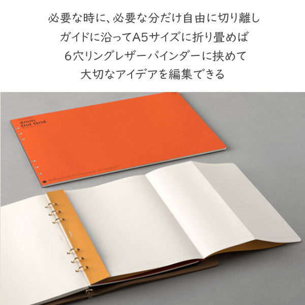 014 リフィルメモパッド 4mmドット方眼40枚《2冊入 A4サイズ》 PLOTTER 777-165-44 【取寄せ品】