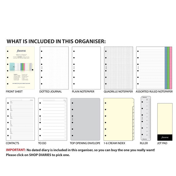 ≪正規取扱店≫ファイロファックス システム手帳 オリジナル≪マッドブラック≫ スモールサイズ(NewSize)441-026080 19mmリング