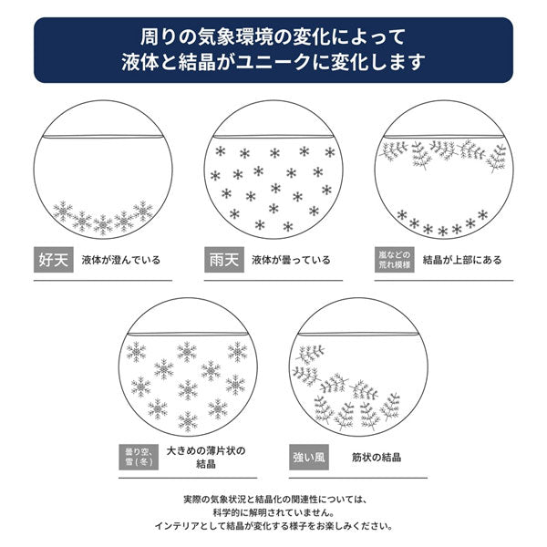 (1/14園田)《Fun Science》ストームグラス しずく 茶谷産業 333401
