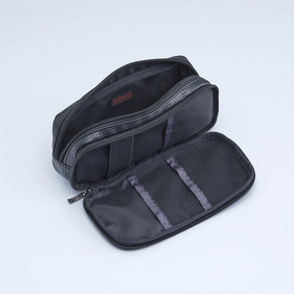 ALBLACK(オルブラック) 2ルームペンケース ガルフストリーム ALB-2R