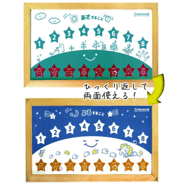 《metete》はじめてのみてみてできたよボード  クツワ ME205