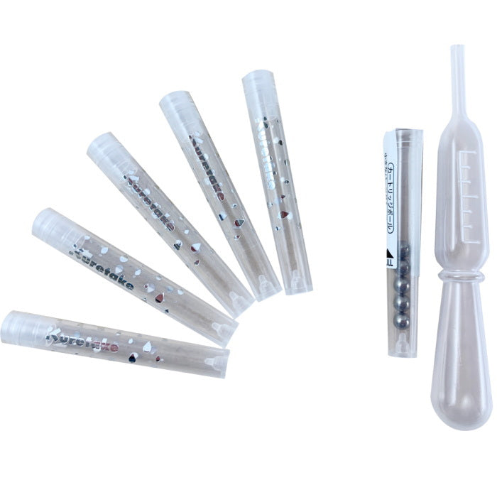 からっぽペン カートリッジセット  カートリッジ5本・スポイト付き  呉竹 ECF160-699