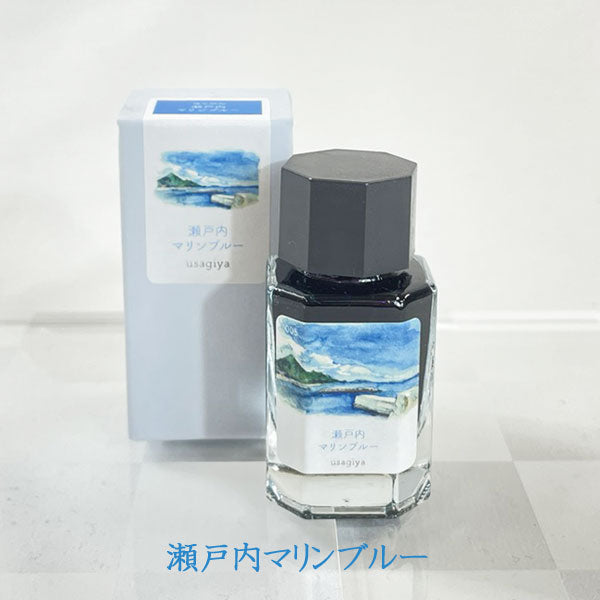 ■オリジナルインク■ 『備中想色(びっちゅうそうしょく)シリーズ』 全16色  15ml<箱入り> 水性染料インク 万年筆 うさぎや