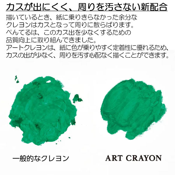 アートクレヨン 16色セット ぺんてる PTAC-16 【送料無料*】