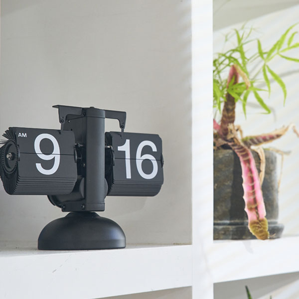 OPT! フリップクロック ブラック シンシア OPT26486【送料無料※】