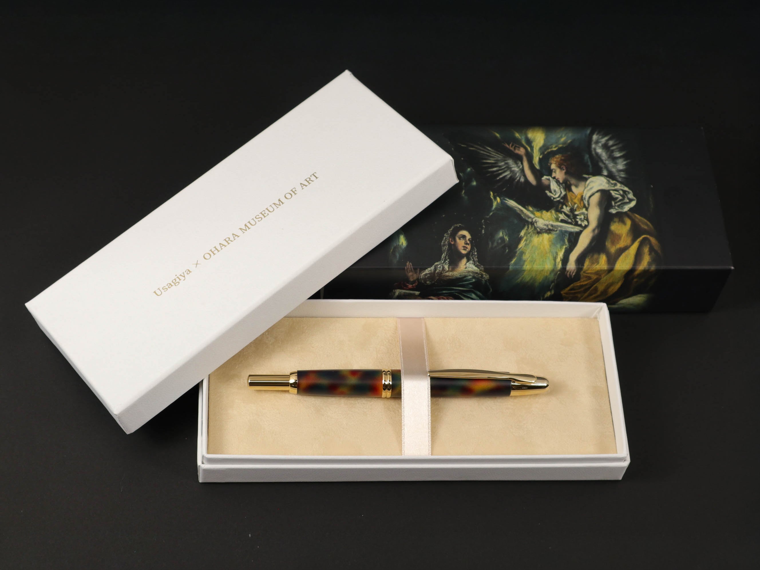 【大原美術館×うさぎやオリジナル】キャップレス万年筆 エル・グレコ ≪受胎告知≫ ペン先5種類 パイロット OM-FCUO25-JK【お一人様ペン先各種1本まで】【送料無料※】