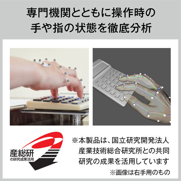 CASIO 人間工学電卓 左手用 デスクタイプ カシオ計算機 DE-12D-L-WE-N【送料無料※】