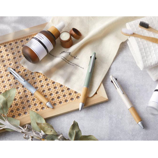 ジェットストリーム 4&1 BAMBOO (バンブー) 4色ボールペン(0.5mm)+0.5mmシャープ 三菱鉛筆 MSXE5200B5