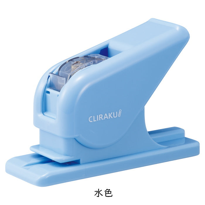 速技ゼムクリップとめ機 クリラーク  カートリッジ式 クリップ40本入り  リヒトラブ M22-**