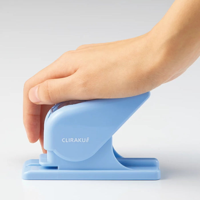 速技ゼムクリップとめ機 クリラーク  カートリッジ式 クリップ40本入り  リヒトラブ M22-**