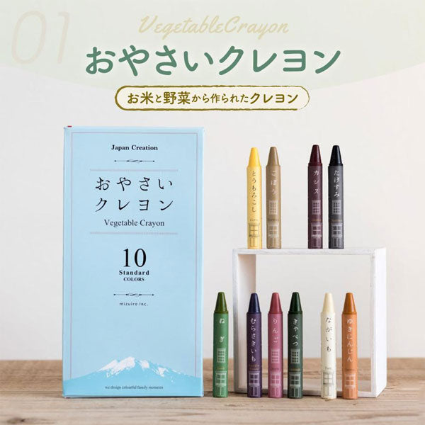 おやさいクレヨンと青森りんごスケッチブックのお絵かきトランク ドラパス ST-GIFSET12