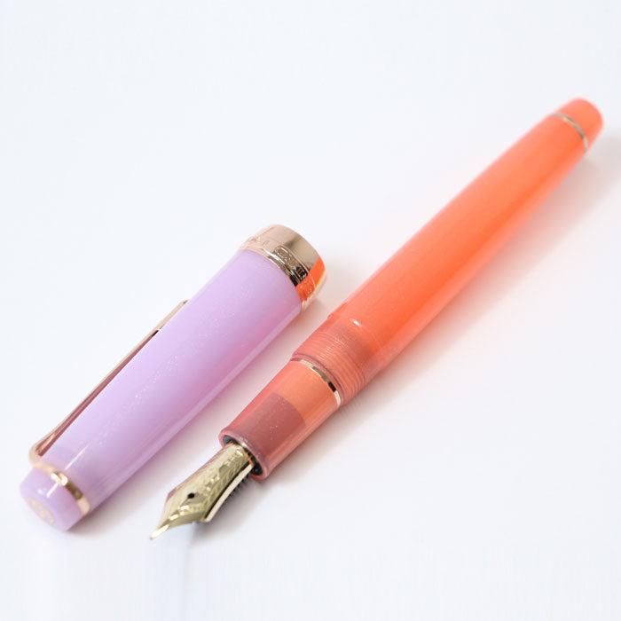 うさぎやオリジナルオンライン限定万年筆<フレアシリーズ> ぼたん セーラー万年筆 11-8765 ペン先全7種類