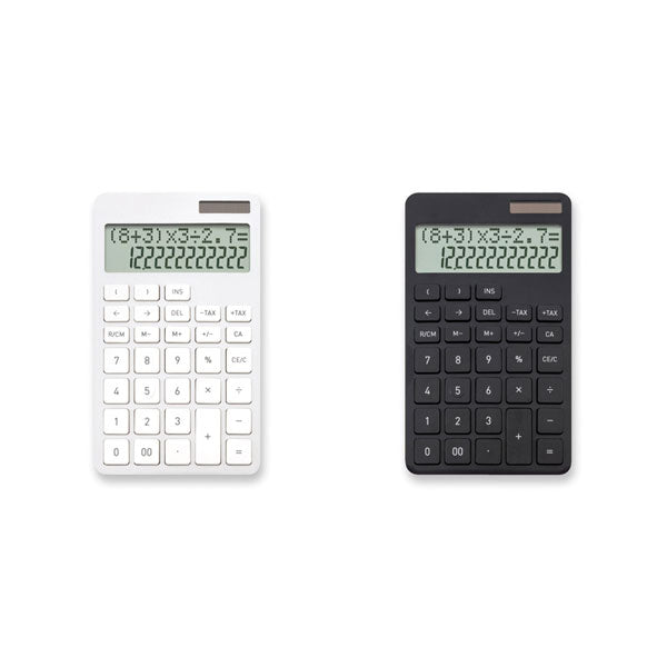 計算式表示電卓 [全2色] 保証書付き アスカ C1258 [M便 1/2] – 文具
