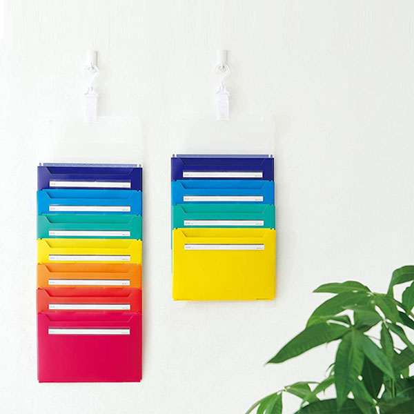 アドワン スライドドキュメントホルダー ファイル 7ポケット A4ヨコ型 セキセイ AD-3700-00 *ネコポス不可*