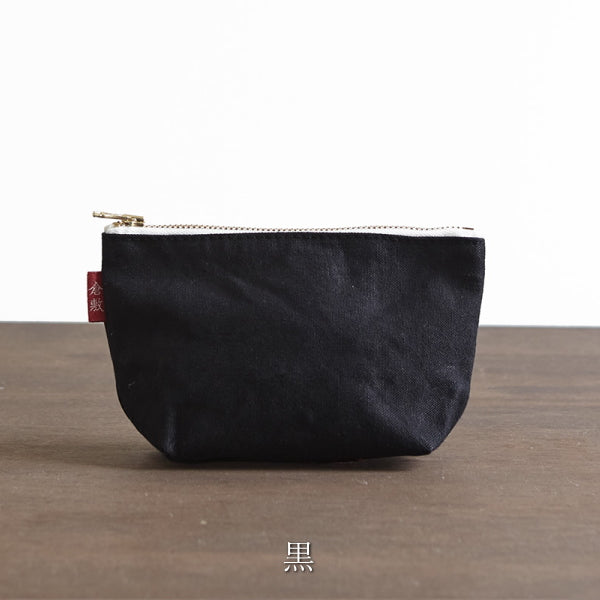 倉敷帆布 基帆ポーチ 舟型(小)全5色バイストン KI-PSS