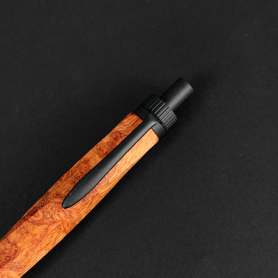 【KURASHIKI BNG.】 SPIRA -スピラ- 木軸 <花梨瘤 /かりんこぶ> ボールペン/シャープペンシル うさぎやオリジナル