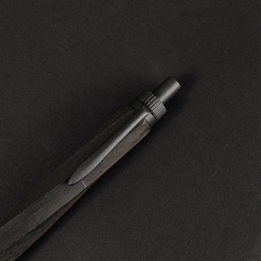 【KURASHIKI BNG.】 SPIRA -スピラ- 木軸 <縞黒檀 /しまこくたん> ボールペン/シャープペンシル うさぎやオリジナル