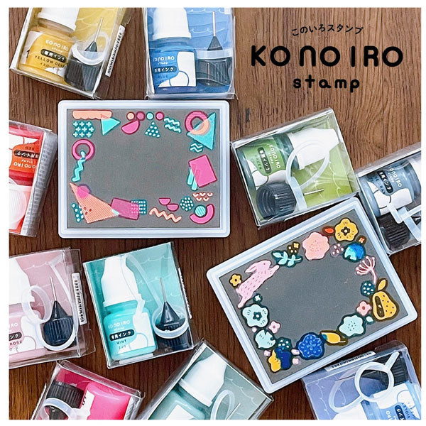 KONOIRO stamp インクセット (このいろスタンプ) 全6種 こどものかお 1806-00*
