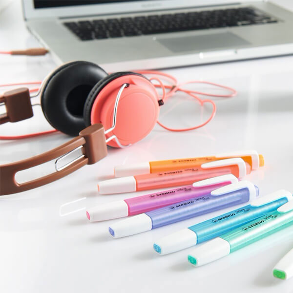 スタビロ 蛍光ペン スイングクール 6色セット スタビロ 106-275-6-3