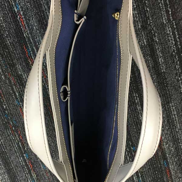 ☆正規販売店☆ TRION <トライオン>ビジネスバッグ【薄マチシリーズ】 Aseries BRIEFCASE (ブリーフケース)〔A4サイズ対応〕 グレー×チョコ AA115-GRAY×CHOCO 本革 牛革 ビジネス シンプル コンパクト