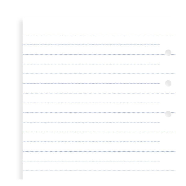 ≪正規取扱店≫ Filofax (ファイロファックス) クリップブック  リフィル バイブル 6穴 横罫メモ    441-344003【ネコポス可】