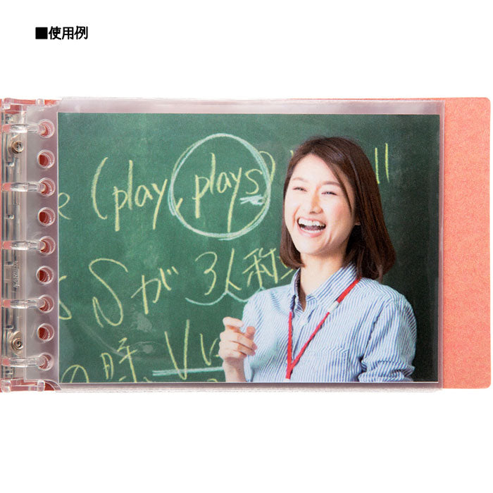 ルーズリーフ アクセサリー ミニ クリアポケットリーフ maruman L485