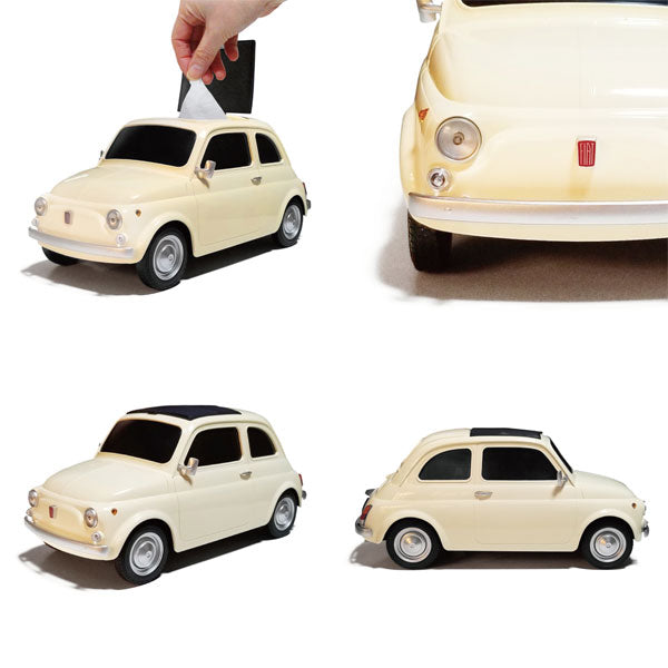 2WAY ティッシュケース フィアットヌォーヴァ 500 Fiat 4310 フェイス