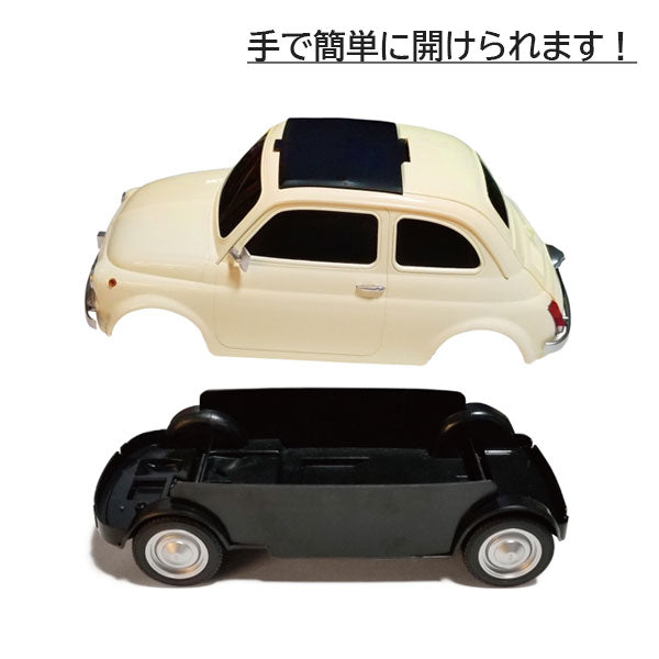 2WAY ティッシュケース フィアットヌォーヴァ 500 Fiat 4310 フェイス