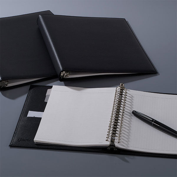 GIURISU【ジウリス】バインダー (カバータイプ) A4 30穴 maruman(マルマン)F988B-05