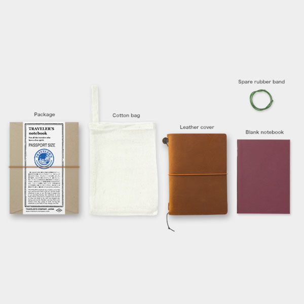 トラベラーズノート パスポートサイズ 茶(ブラウン)デザインフィル ☆復刻カラー☆ 15194 【ネコポス可】