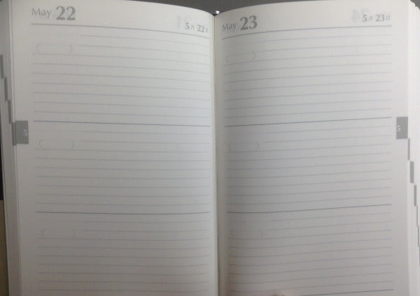 3年連用日記 ≪日付表示あり≫ A5サイズ 黒 ライフ(LIFE) 33-D1535 *ネコポス不可*