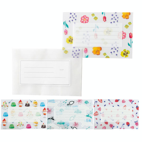 KOHAKU トウメイレターセット Clear Letter Set [全4種] グリーン