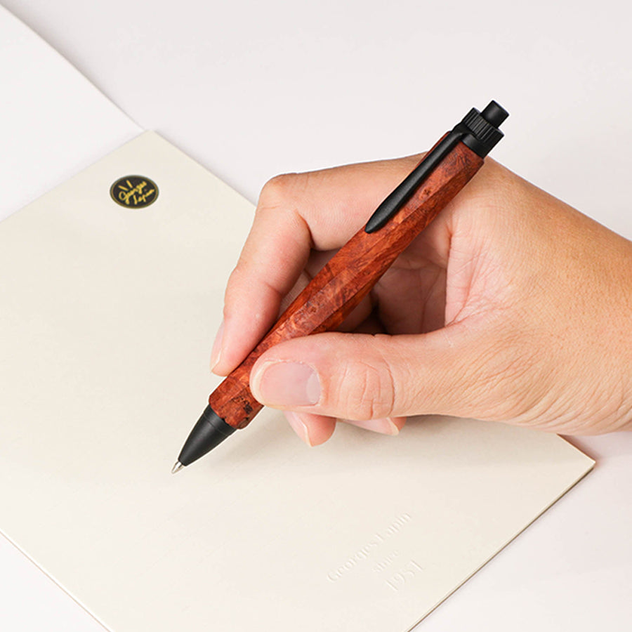 【KURASHIKI BNG.】 SPIRA -スピラ- 木軸 <花梨瘤 /かりんこぶ> ボールペン/シャープペンシル うさぎやオリジナル