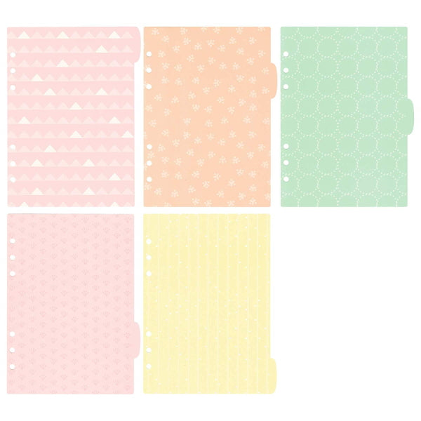 デコナ   システム手帳リフィル/インデックス  5区分 A5 レイメイ藤井  24-HAR493 【ネコポス便可】