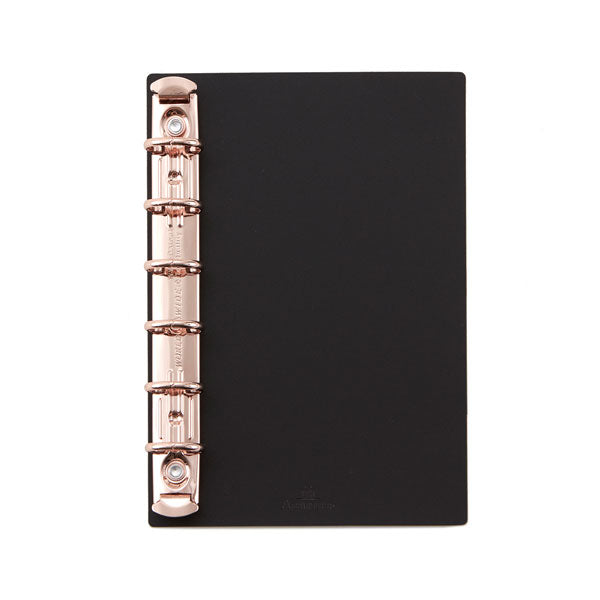 ASHFORD 差し込みシステム手帳リング ローズゴールド mini6
