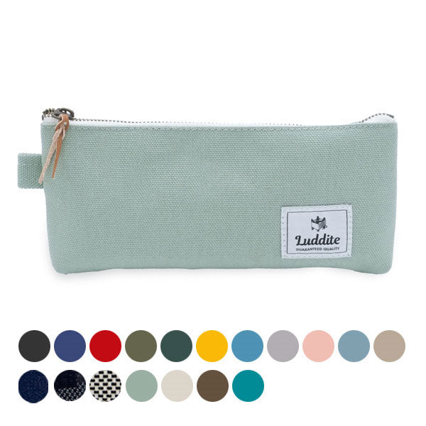 ラダイトペンケース 革コンビラウンドジップペンケース2 ラダイト/LUDDITE | Luddite