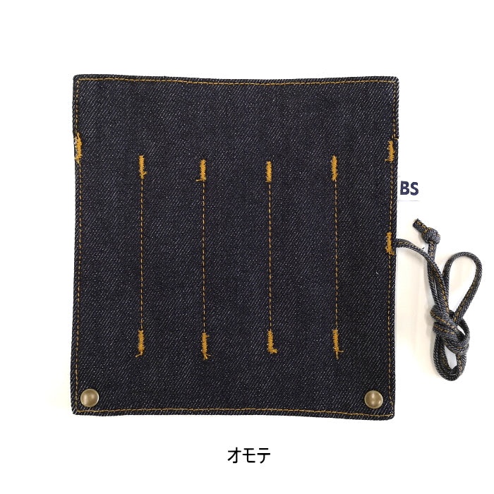 BLUE SAKURA×Usagiya オリジナルデニムペンシース5本挿し  フーバル《WHOVAL》 BU-ZK05