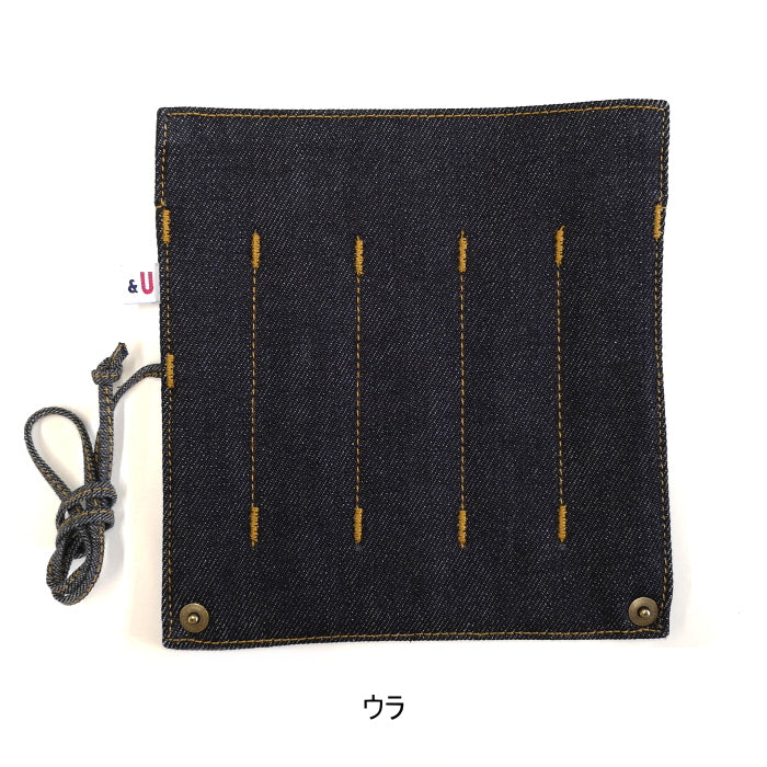 BLUE SAKURA×Usagiya オリジナルデニムペンシース5本挿し  フーバル《WHOVAL》 BU-ZK05