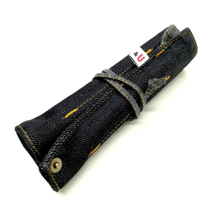 BLUE SAKURA×Usagiya オリジナルデニムペンシース5本挿し  フーバル《WHOVAL》 BU-ZK05