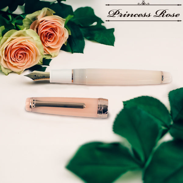 《うさぎや限定モデル》 オリジナル 万年筆<フレアシリーズ> ”プリンセスローズ” セーラー万年筆 11-8893 ペン先全7種類